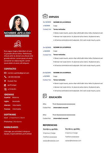 curriculum innovador page 0001 - Plantilla de Currículum Innovador